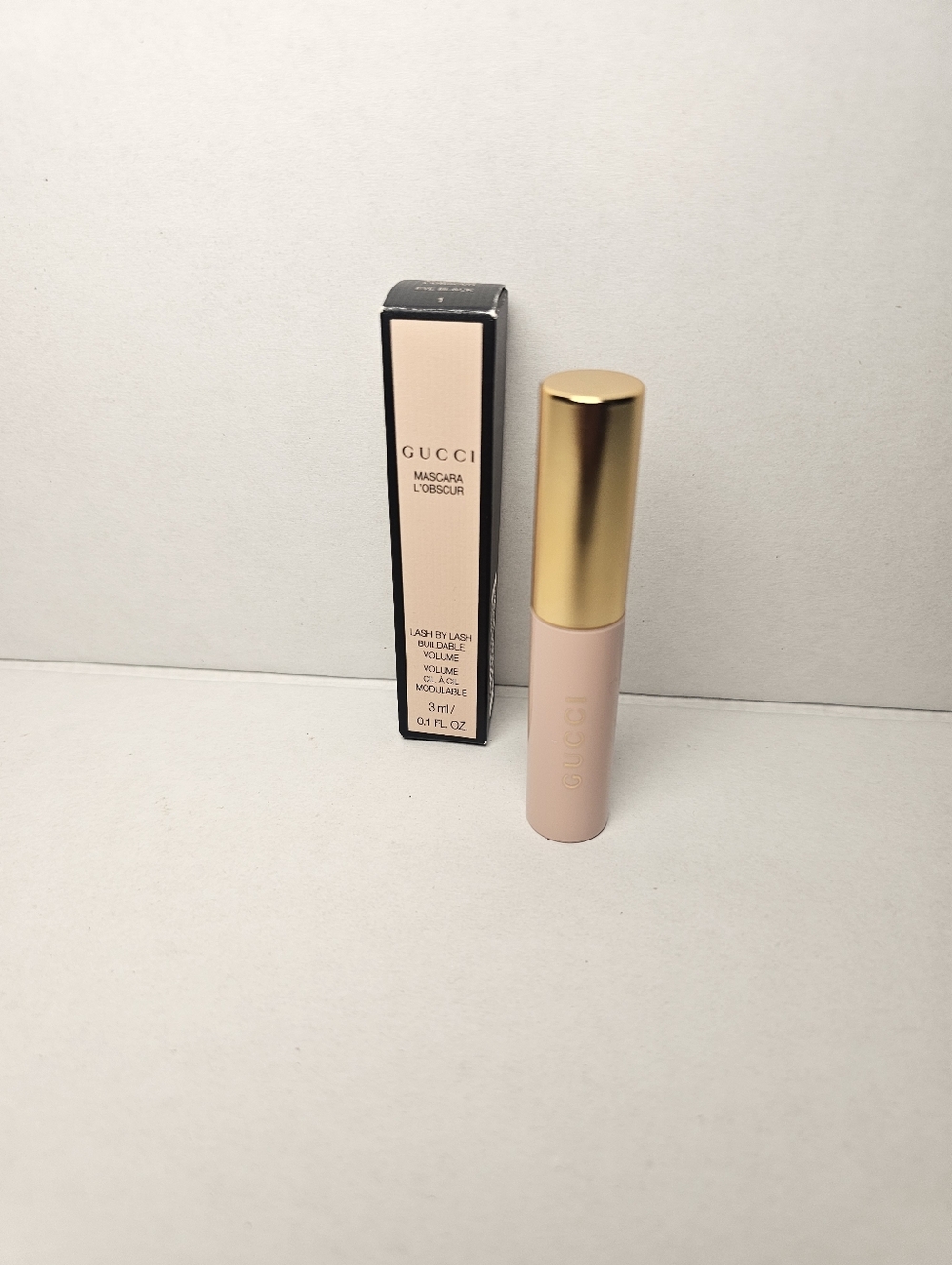 Gucci Mascara L'Obscur Black Lash By Lash Buildable Vol 0.1 FL OZ NEW